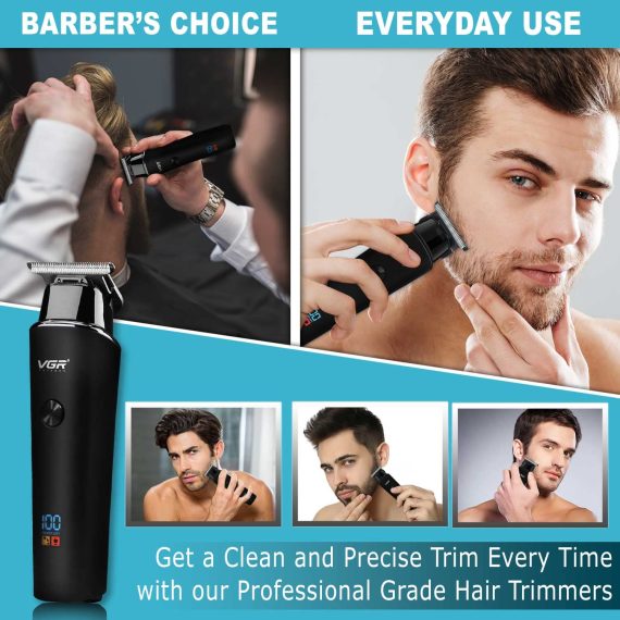 VGR V-937 Professional Corded & Cordless Hair Trimmer 7 Days Warranty